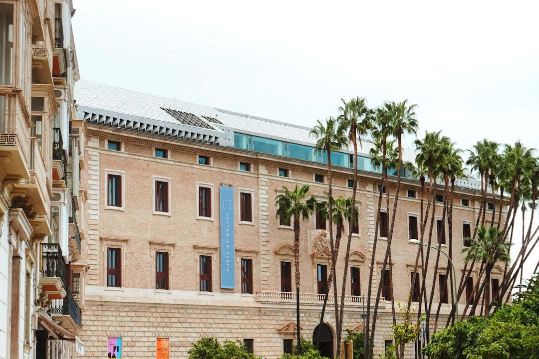 modern hospital building exterior Malaga