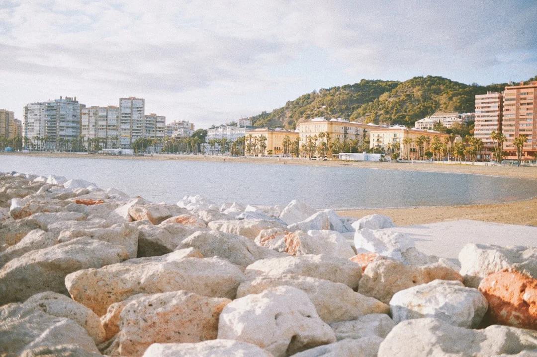 Malaga sunny weather beach