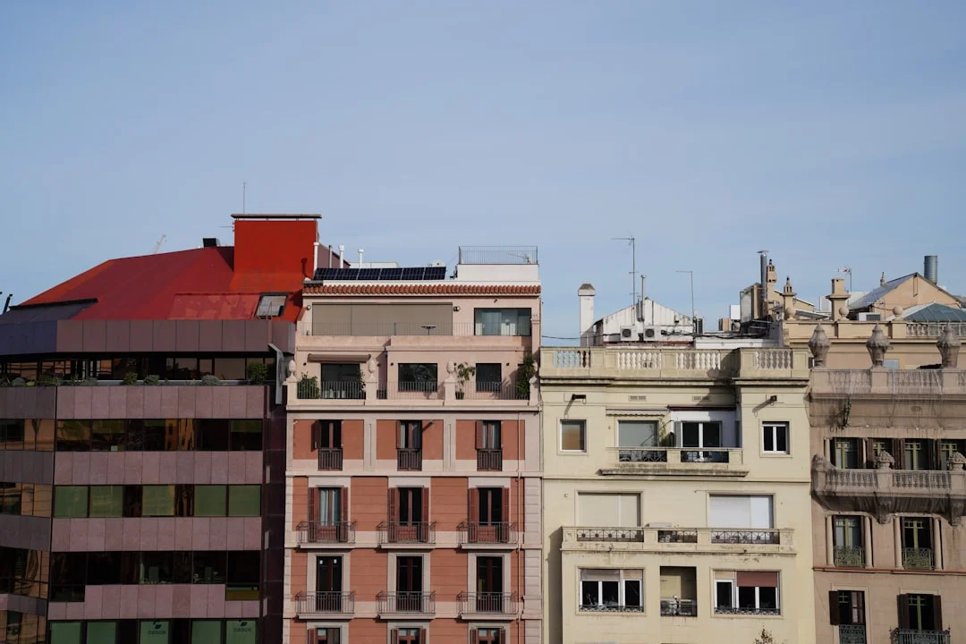solar panels on residential roof Spain