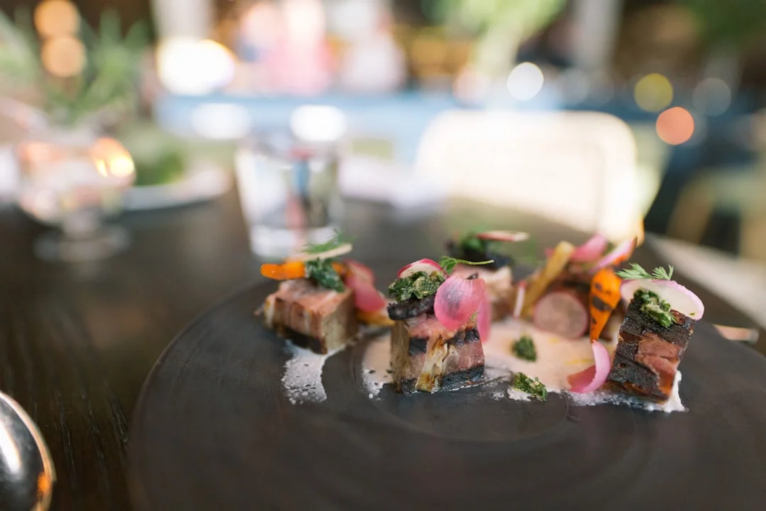 modern nordic restaurant food dish