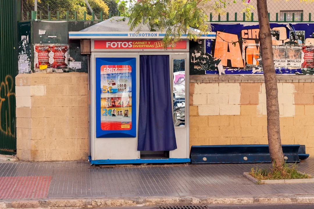 Malaga newspaper kiosk