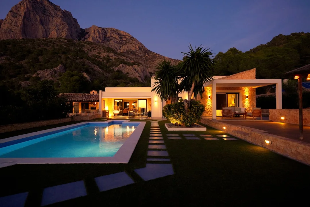 Andalusia rural house swimming pool mountain view