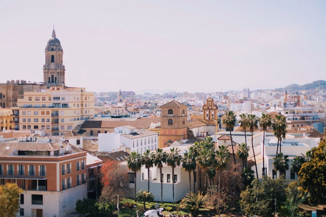 Malaga city apartments architecture