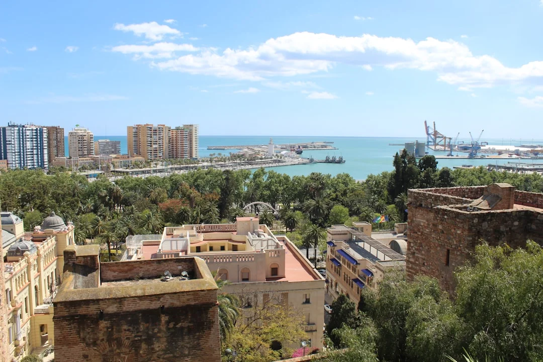 Malaga Alcazaba ancient ruins