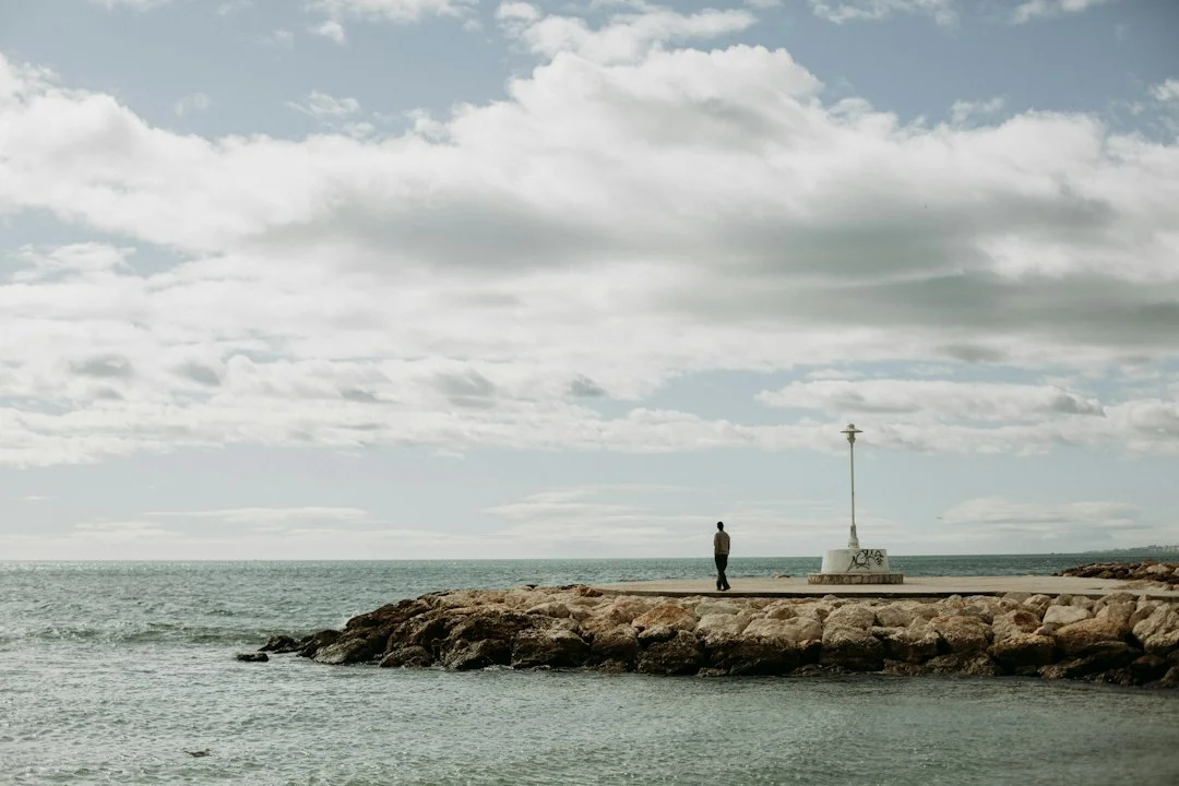 Malaga Port waterfront sculptures